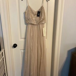 NWT Two piece Adrianna Papell evening gown size 6